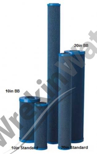 CFB-PLUS 10in BIG BLUE Fibredyne Block filter for Chlorine Reduction 95K Capacity
